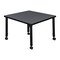 Regency Square Mobile Tables, 30 W, 30 L, 23-34 H, Wood, Metal, Grey TB3030GYAPCBK - alternate 5